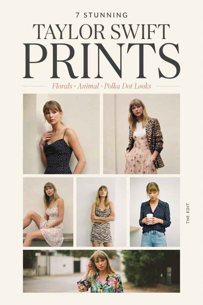 7 Stunning Taylor Swift Prints: Florals, Animal & Polka Dot Looks